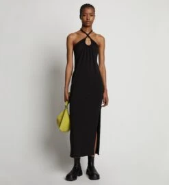 Proenza Schouler White Label | Halter Knit Jersey Dress - Black -Clothing Best Sale 18897043 43235487 1320