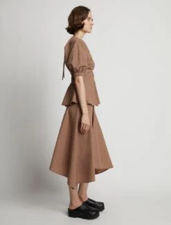 Proenza Schouler White Label | Gingham Long Sleeve Peplum Top - Coral/Black 9 Proenza Schouler White Label | Gingham Long Sleeve Peplum Top - Coral/Black -Clothing Best Sale 18897047 43581451 1320