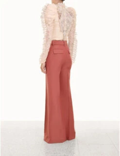 Zimmermann | Kaleidoscope Wide Leg Pant - Lipstick 7 Zimmermann | Kaleidoscope Wide Leg Pant - Lipstick -Clothing Best Sale 4.4780pkal.lip .lipstick back