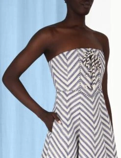 Zimmermann | High Tide Laced Midi Dress - Navy/Cream 10 Zimmermann | High Tide Laced Midi Dress - Navy/Cream -Clothing Best Sale 5.5474dhig.nvcms .navy cream stripe