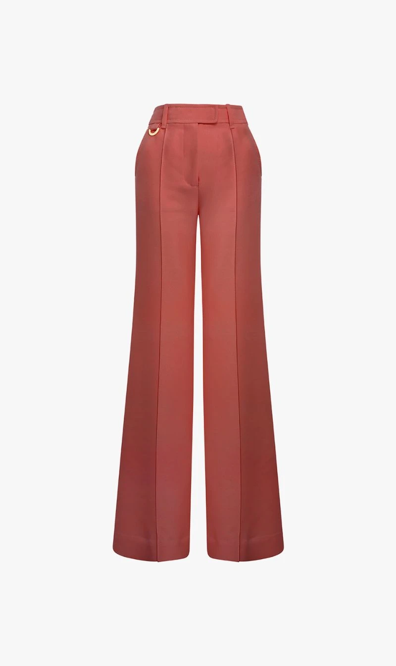 Zimmermann | Kaleidoscope Wide Leg Pant - Lipstick 1 Zimmermann | Kaleidoscope Wide Leg Pant - Lipstick