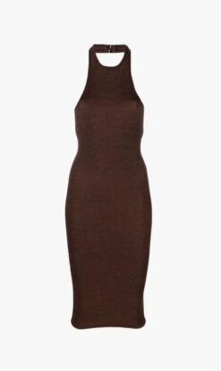 Hunza G | Polly Dress - Metallic Chocolate