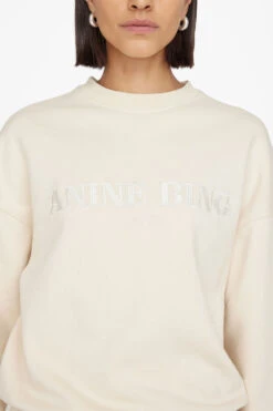 Anine Bing | Evan Sweatshirt - Cream -Clothing Best Sale AB EVAN SWEATSHIRT CREAMS 08 5188 120 1846 1700x f485199f bdbc 4d59 846b 666aa81d226e