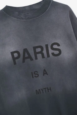 Anine Bing | Jaci Sweatshirt Myth Paris - Charcoal -Clothing Best Sale AB JACI SWEATSHIRT MYTH PARIS CHARCOALA 08 5225 010B 2 1700x 425a7969 c203 453e 8bb3 e4f053ab1692