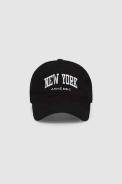 Anine Bing | Jeremy Baseball Cap University New York - Black -Clothing Best Sale AB JEREMY BASEBALL CAP NEW YORK BLACKS 12 9083 000A 1 1700x 5e59712b a306 440c 86f2 e7da8f214c4b