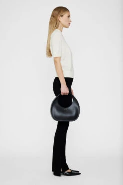 Anine Bing | Luna Bag - High Shine Black -Clothing Best Sale AB LUNA BAG HIGH SHINE BLACKA 13 0140 050 0559 1700x 724e84c9 d94f 43cf 848b 6c424040f3ff