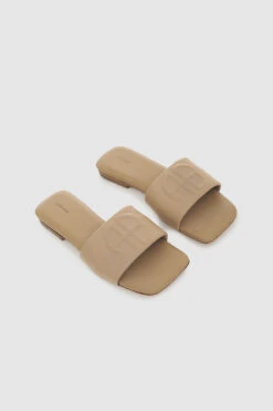 Anine Bing | Ria Slides - Butterscotch Monogram -Clothing Best Sale AB RIA SLIDES BUTTERSCOTCH MONOGRAMA 14 9100 270 2 1700x 97478bd5 3df9 4b20 b626 cf1e65984be5