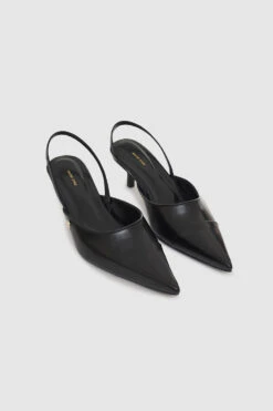 Anine Bing | Willa Slingback Heels - Black -Clothing Best Sale AB WILLA SLINGBACK HEELS BLACKA 14 1090 000 2 1700x 51f869a8 985a 48a4 a76b 17b0f736c923