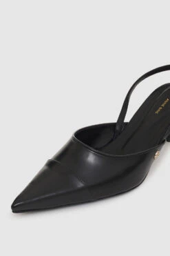 Anine Bing | Willa Slingback Heels - Black -Clothing Best Sale AB WILLA SLINGBACK HEELS BLACKA 14 1090 000 5 1700x b515189a 71b8 4398 b4aa d6561da2c9a9