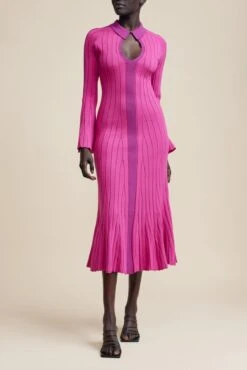 Acler | Flint Dress - Flamingo Mix