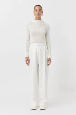 CAMILLA AND MARC | Wells High Waisted Pant - Cream 13 CAMILLA AND MARC | Wells High Waisted Pant - Cream -Clothing Best Sale C M Camilla and Marc Wells High Waisted Pant Cream 2 640x960 2x 42b3f0b8 4866 4a77 ac76 ab17baedef4e