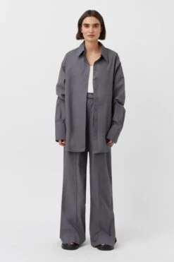 Camilla And Marc | Joan Pant - Anthracite -Clothing Best Sale C M Camilla and marc Joan active split wide leg Pant Grey 1 640x960 2x 68141eaa dd50 4450 a1fa a8e50a696d76