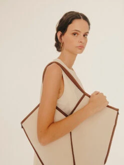 Hereu | Calella Leather Trimmed Tote Bag - Beige/Chestnut 9 Hereu | Calella Leather Trimmed Tote Bag - Beige/Chestnut -Clothing Best Sale DSCF412y 940x 472ad593 f1bd 486a bc0e d24919a5aab2