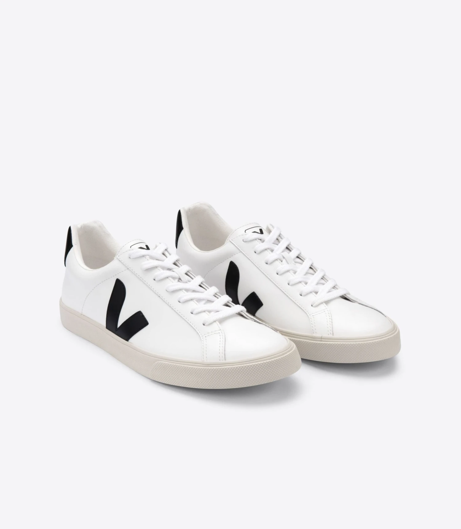 Veja | Esplar Leather - Extra White Black 2 Veja | Esplar Leather - Extra White Black - Image 2