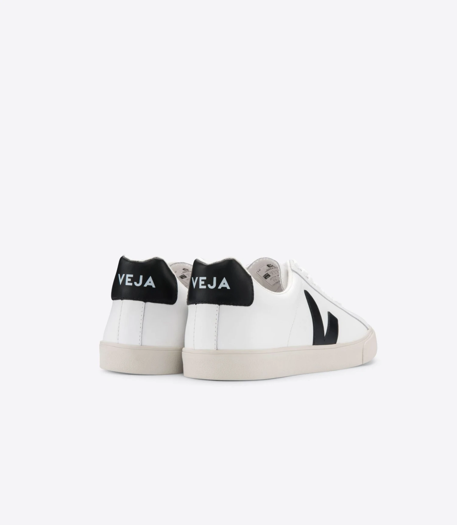 Veja | Esplar Leather - Extra White Black 3 Veja | Esplar Leather - Extra White Black - Image 3