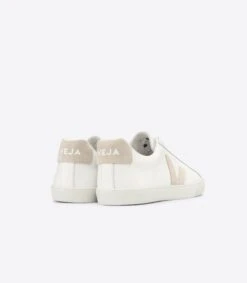 Veja | Esplar Logo Leather - Extra White / Sable -Clothing Best Sale EO0202335A 3