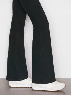 Frame Denim | The Jetset Flare - Sheen Noir -Clothing Best Sale JSFL631 SHEEN NOIR FRSU22EC II WOMENS DAY 03 0061HR