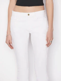 Frame Denim | Le Garcon - Blanc -Clothing Best Sale LGJ009 BLANC FRSU22EC WOMENS DAY 06 0014HR