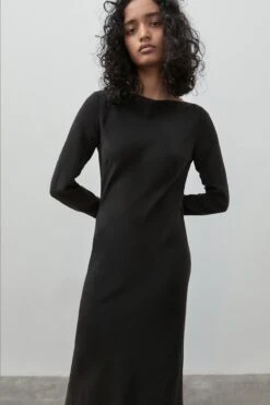 St Agni | Long Sleeve Bias Silk Dress - Black -Clothing Best Sale Long Sleeve Bias Silk Dress Black 2 1200x 32dd3fc6 0d3b 47b7 baf1 1c1d96f2c9d8