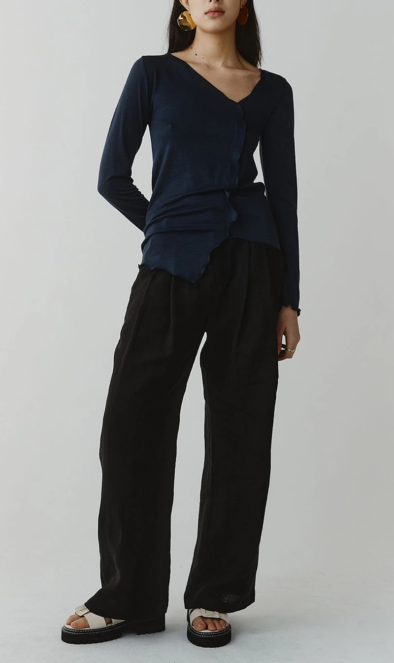 Marle | Sara Top - Blueberry 1 Marle | Sara Top - Blueberry