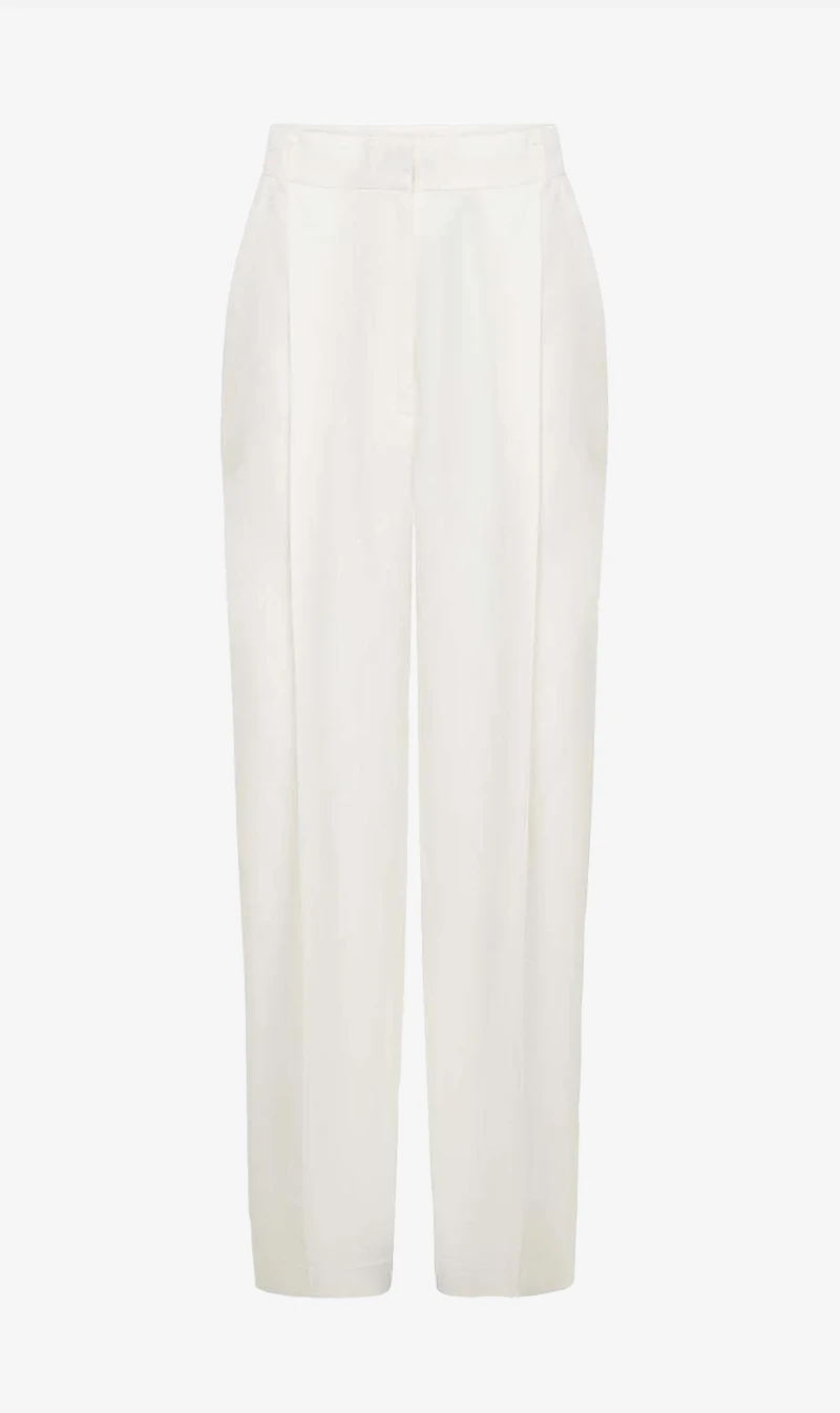 CAMILLA AND MARC | Wells High Waisted Pant - Cream 1 CAMILLA AND MARC | Wells High Waisted Pant - Cream