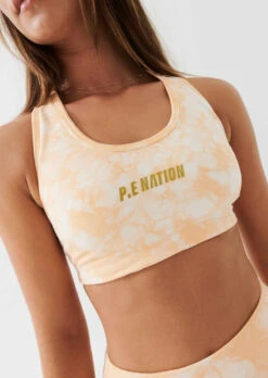 P.E Nation | React Sports Bra - Golden Sand -Clothing Best Sale PENATION Q2 APR22 MAY22 TASH GALGUT S07 098 800x 0de96bce 9322 4e30 b2ca f4561cda2cf8