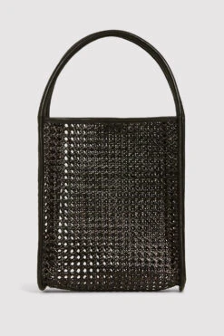 St Agni | Rattan Tote Bag - Black -Clothing Best Sale St Agni Handbag 5 1000x 42972b2a 24da 4ec2 860f 2d95d4deaaa9
