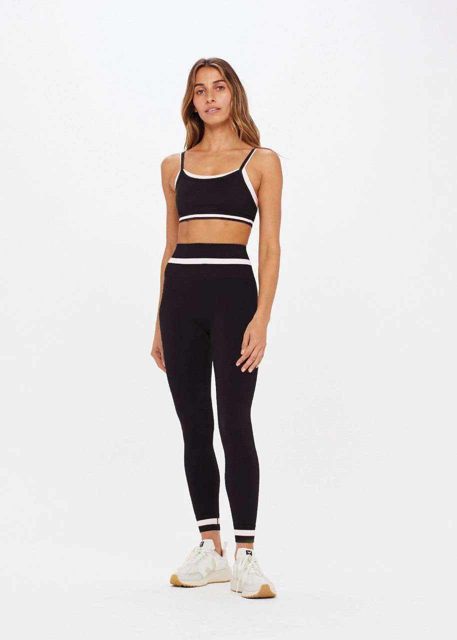 The Upside | Seamless Midi Pant - Black 3 The Upside | Seamless Midi Pant - Black - Image 3