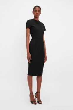 Victoria Beckham | T-Shirt Fitted Dress - Black -Clothing Best Sale UntitledSession5333 b 2200x 88252d4c 5964 4d6d bf81 1fd15f07e120 scaled