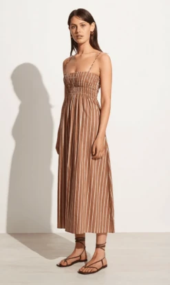 Faithfull The Brand | Marieka Midi Dress - Adia Stripe -Clothing Best Sale Untitleddesign 2023 02 22T090418.931