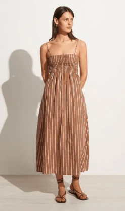 Faithfull The Brand | Marieka Midi Dress - Adia Stripe -Clothing Best Sale Untitleddesign 2023 02 22T090431.385