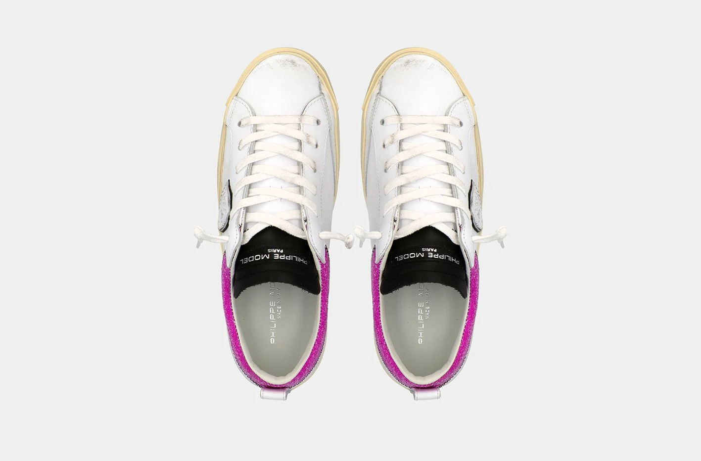 Philippe Model | Prsx Collier Glitter - Blanc Violet 2 Philippe Model | Prsx Collier Glitter - Blanc Violet - Image 2