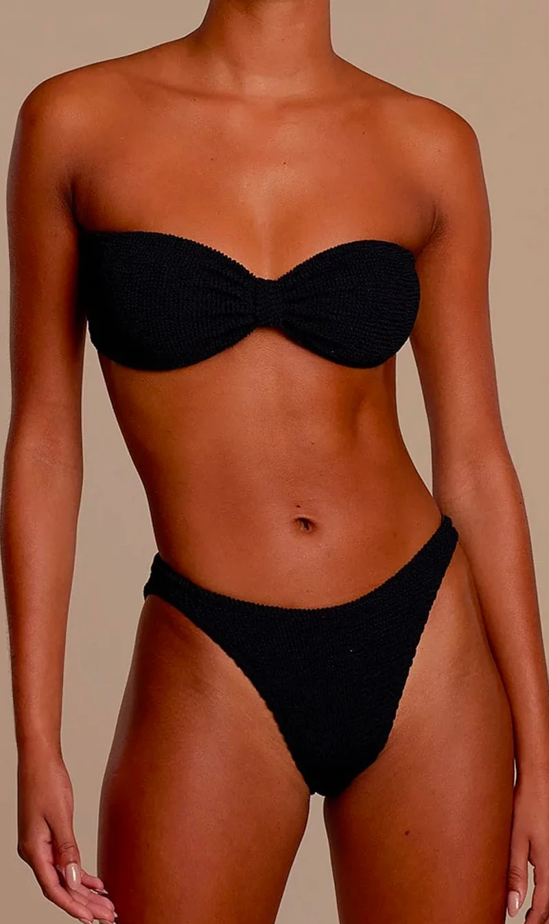 Hunza G | Jean Bikini - Black 1 Hunza G | Jean Bikini - Black