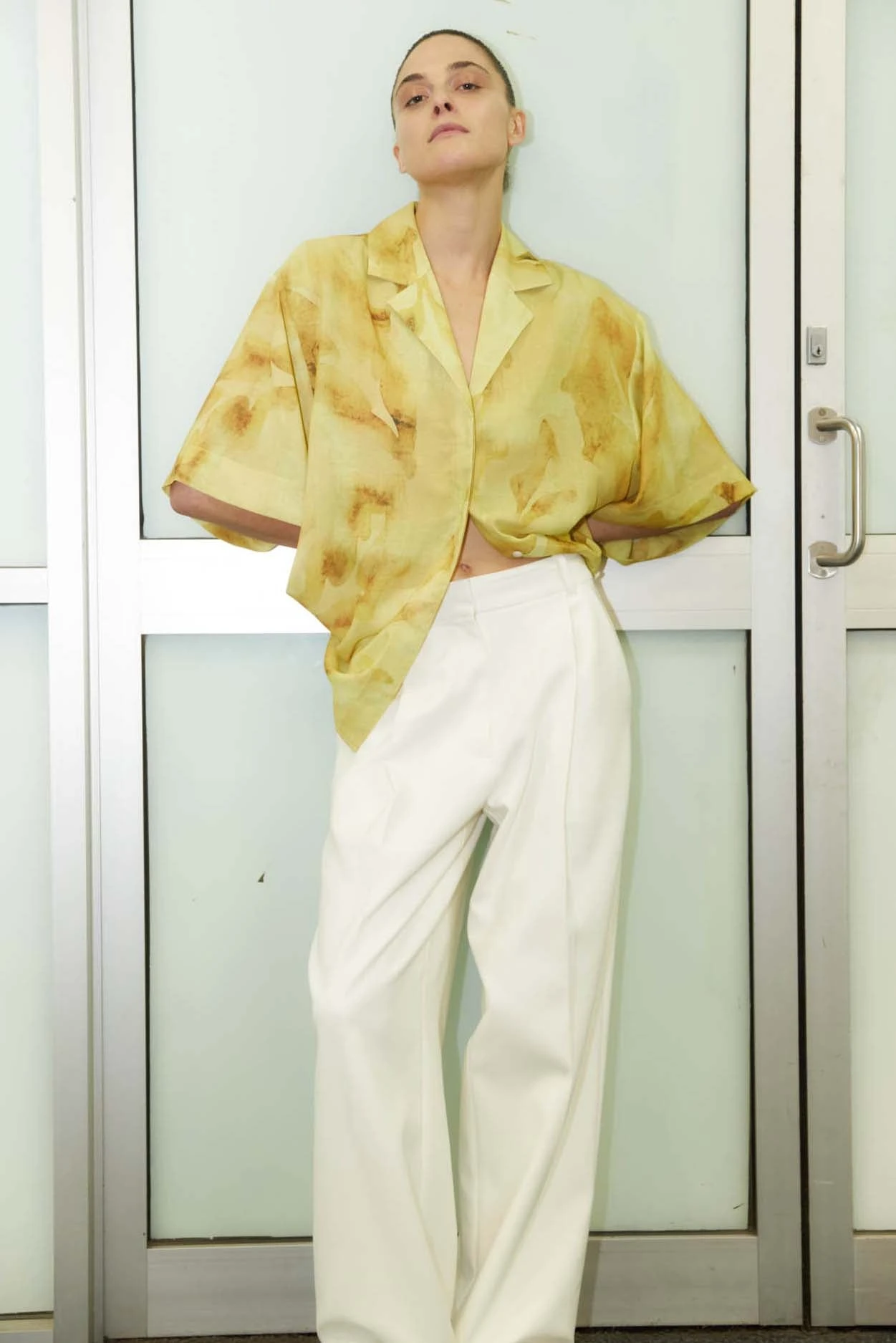 CAMILLA AND MARC | Wells High Waisted Pant - Cream 2 CAMILLA AND MARC | Wells High Waisted Pant - Cream - Image 2