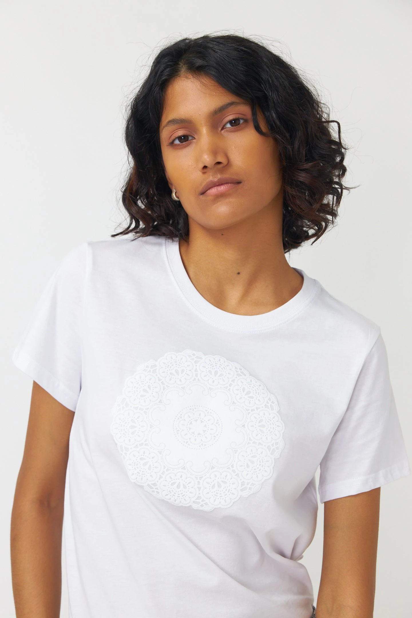 Kate Sylvester | Doily T.Shirt - White 2 Kate Sylvester | Doily T.Shirt - White - Image 2