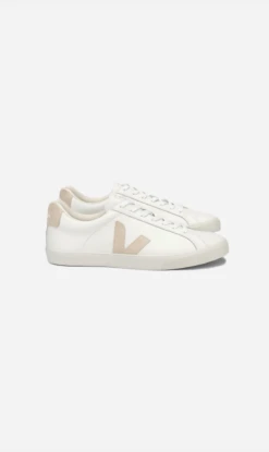 Veja | Esplar Logo Leather - Extra White / Sable