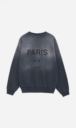 Anine Bing | Jaci Sweatshirt Myth Paris - Charcoal