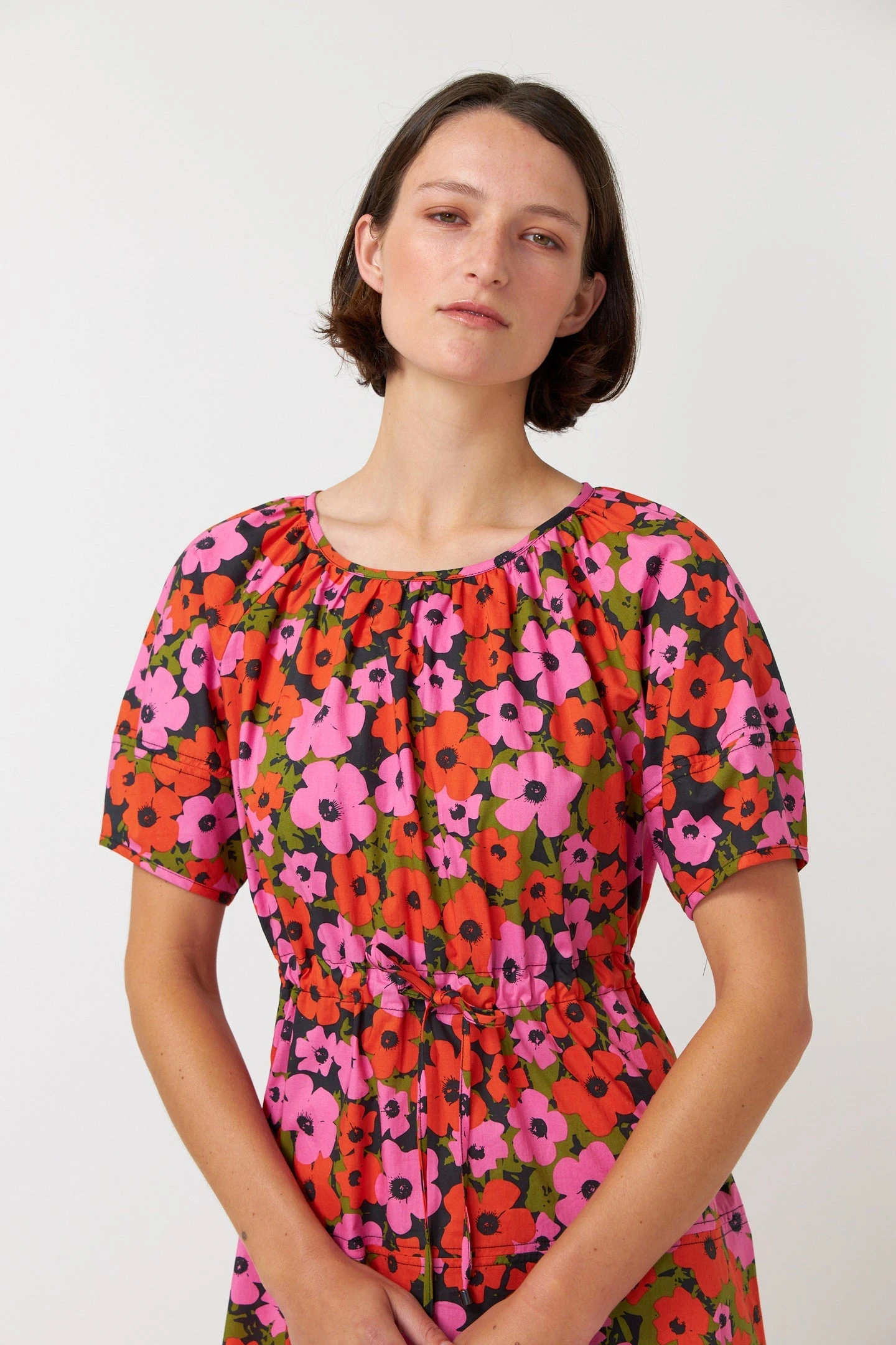 Kate Sylvester | Pop Dress - Pink Orange 2 Kate Sylvester | Pop Dress - Pink Orange - Image 2