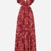 Zimmermann | Tiggy Frill Shoulder Dress - Pink/ Peach Paisley
