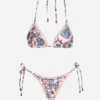 Zimmermann | Vitali Crochet Edge Bikini - Cornflower Floral